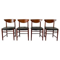 Set of 4 Peter Hvidt Teak Dining Chairs