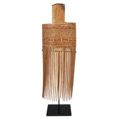 Pettine tribale di bambù del XX secolo, provincia di Morobe, Papua Nuova Guinea