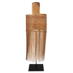 20th Century Tribal Bamboo Comb, Morobe Province, Papua New Guinea