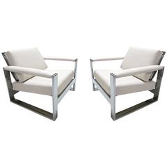 Pair of Lounge Chairs circa 1970 France