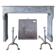 Used Belgian Bluestone Fireplace Mantel 18th Century