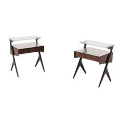 Pair of Mid-Century Bedside Tables by Ico Parisi, c.1950s