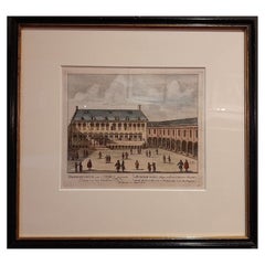 Antique Print of the Boys Orphanage in Amsterdam, c.1708
