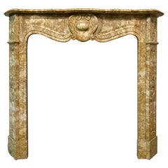 Marble Fireplace Mantel 19th Century