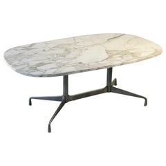 Table de salle à manger en marbre de Charles & Ray Eames, ed. Herman Miller, États-Unis 1960-1970