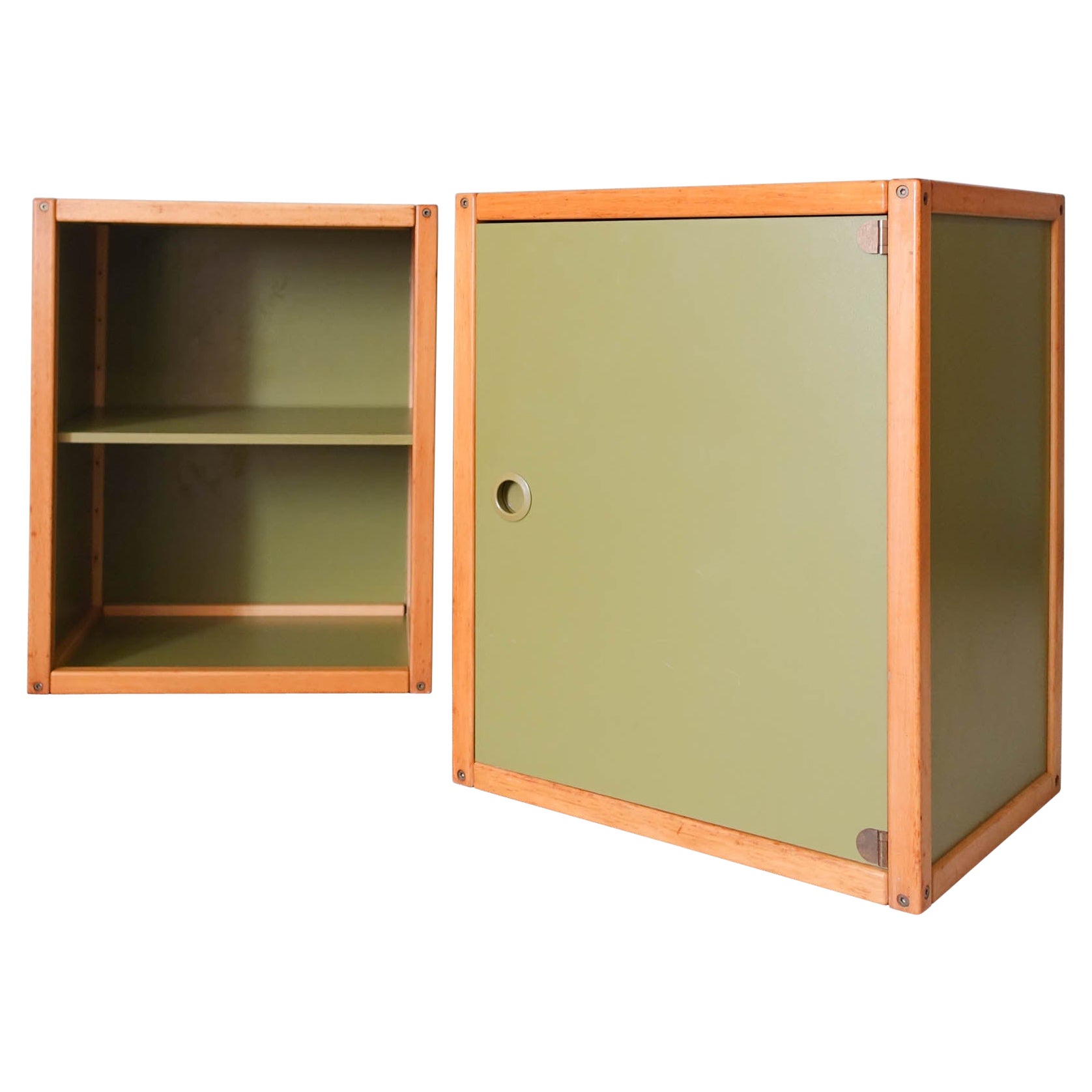 Pair of Vintage Profilsystem Collection Storage Units by Elmar Flötotto For Sale