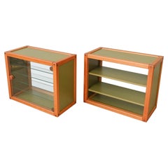 Pair of Used Profilsystem Collection Glass Storage Units by Elmar Flötotto
