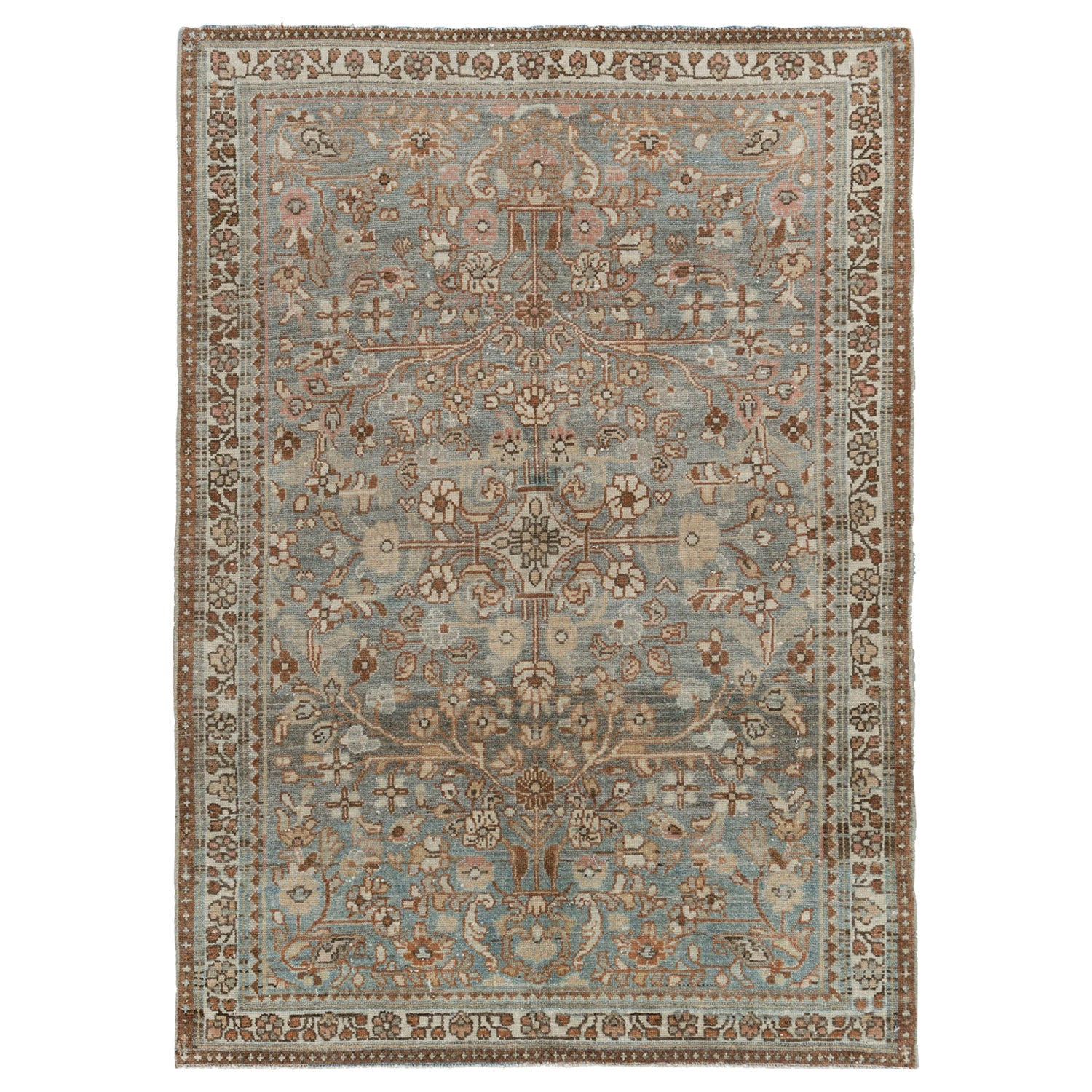 Antiker persischer Malayer-Teppich  3'4 x 4'9 m