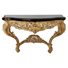 Giltwood Rococo French Console C. 1930's