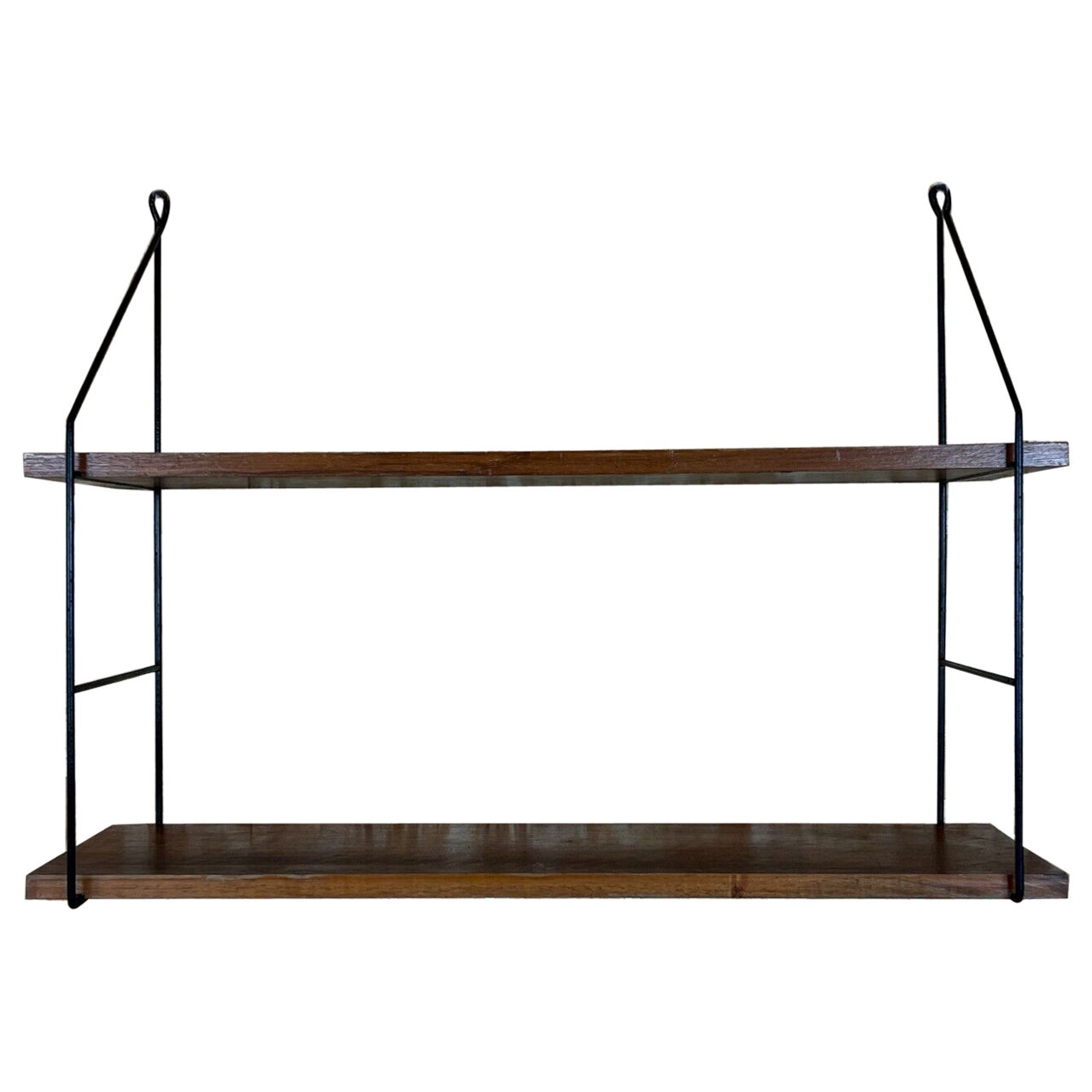 60s 70s Oak String Shelf Wall Shelf String Shelf Danish Design, Denmark ...