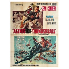 Affiche italienne du film Thunderball des années 1970, 2 Foglio, McGinnis