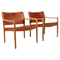 Per Olof Scotte for Ikea, Model Premiär-69, pair of Lounge Chairs, Sweden