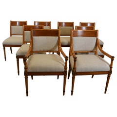 French Regency style Dining Chairs Set of 8