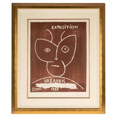Pablo Picasso Signed Lithograph: Vallauris 
