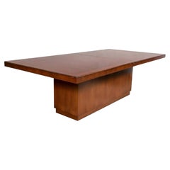 Ralph Lauren Modern Hollywood Dining Table Solid Wood Walnut Veneer