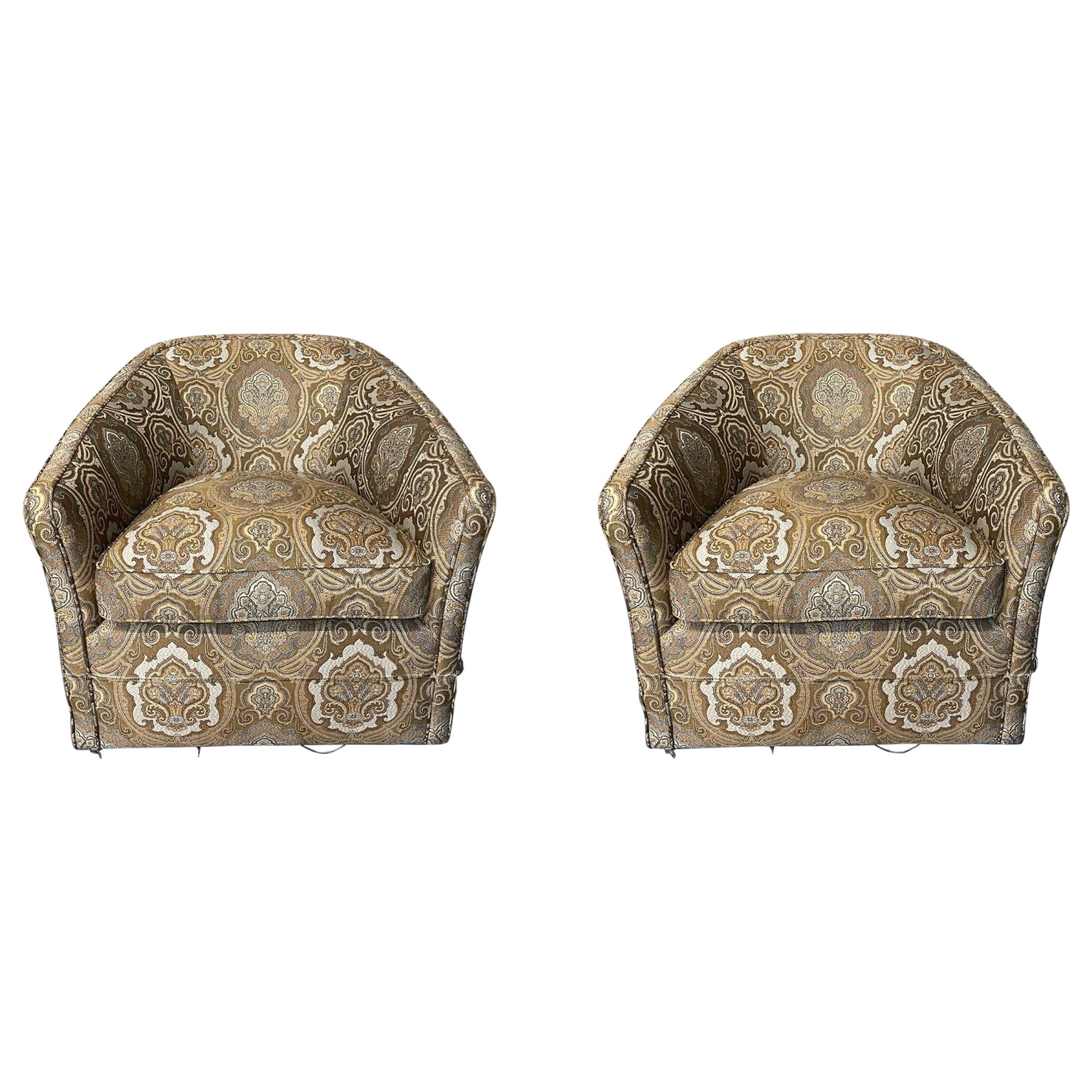 Pair of Petite Tub Chairs For Sale at 1stDibs