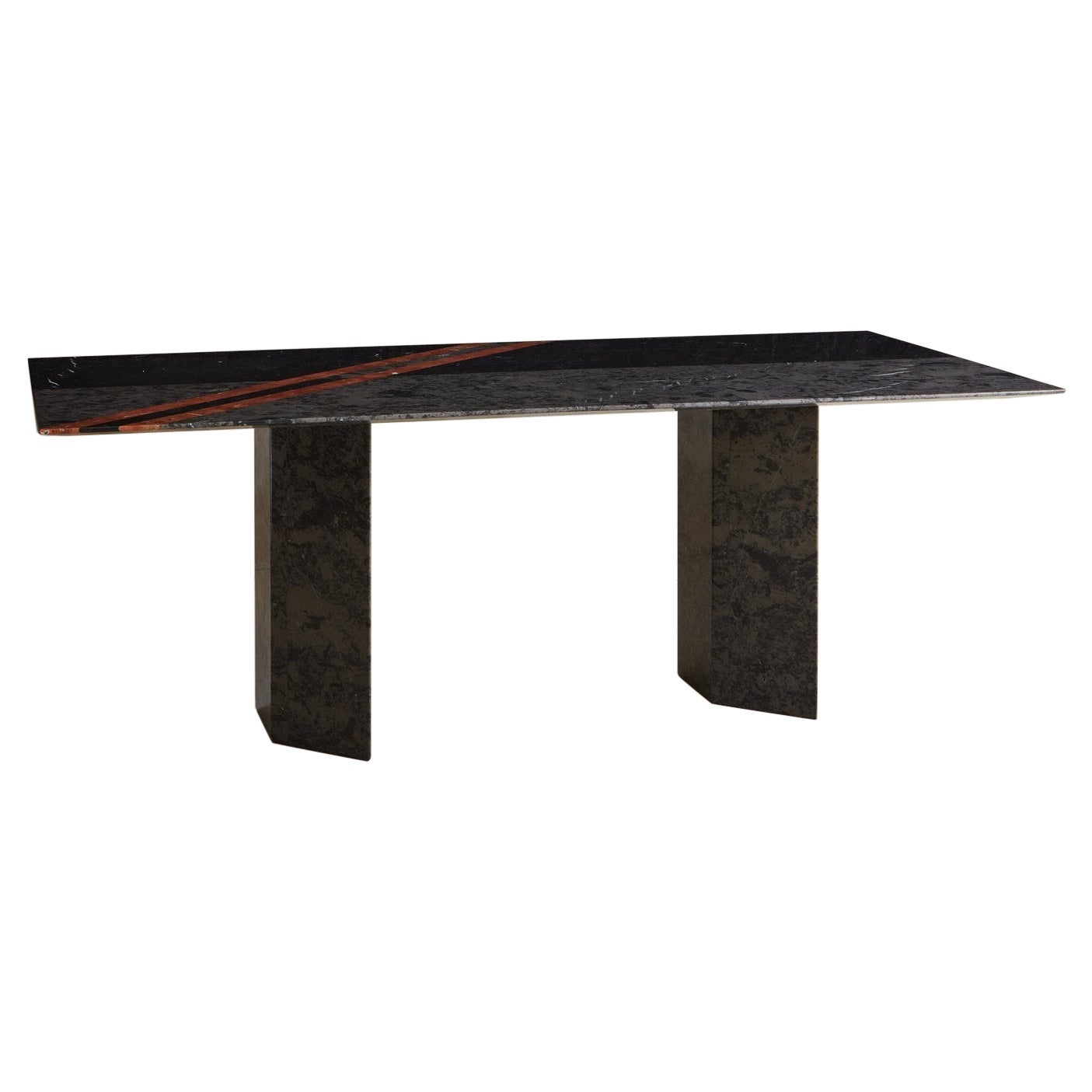 Postmodern Roche-Bobois Marble Dining Table, 1980s For Sale