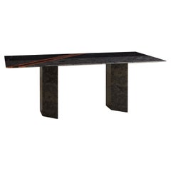 Postmodern Roche-Bobois Marble Dining Table, 1980s
