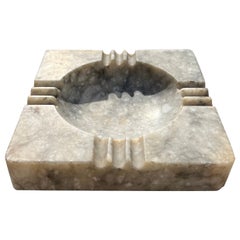 Monumental Vintage Italian Marble Ashtray, 1960s