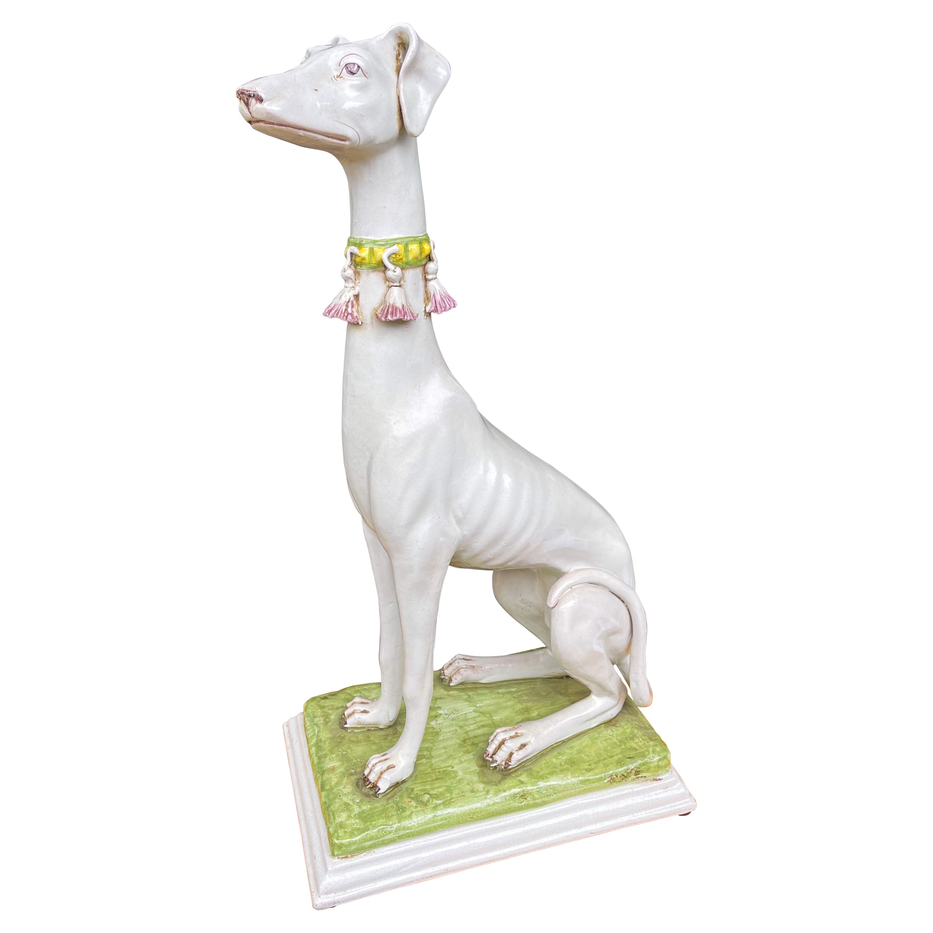 Animale Whippet-One of a kind scultura-MADE to Order ago infeltriti a mano 