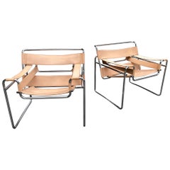 Marcel Breuer Pair of Wassily Chairs