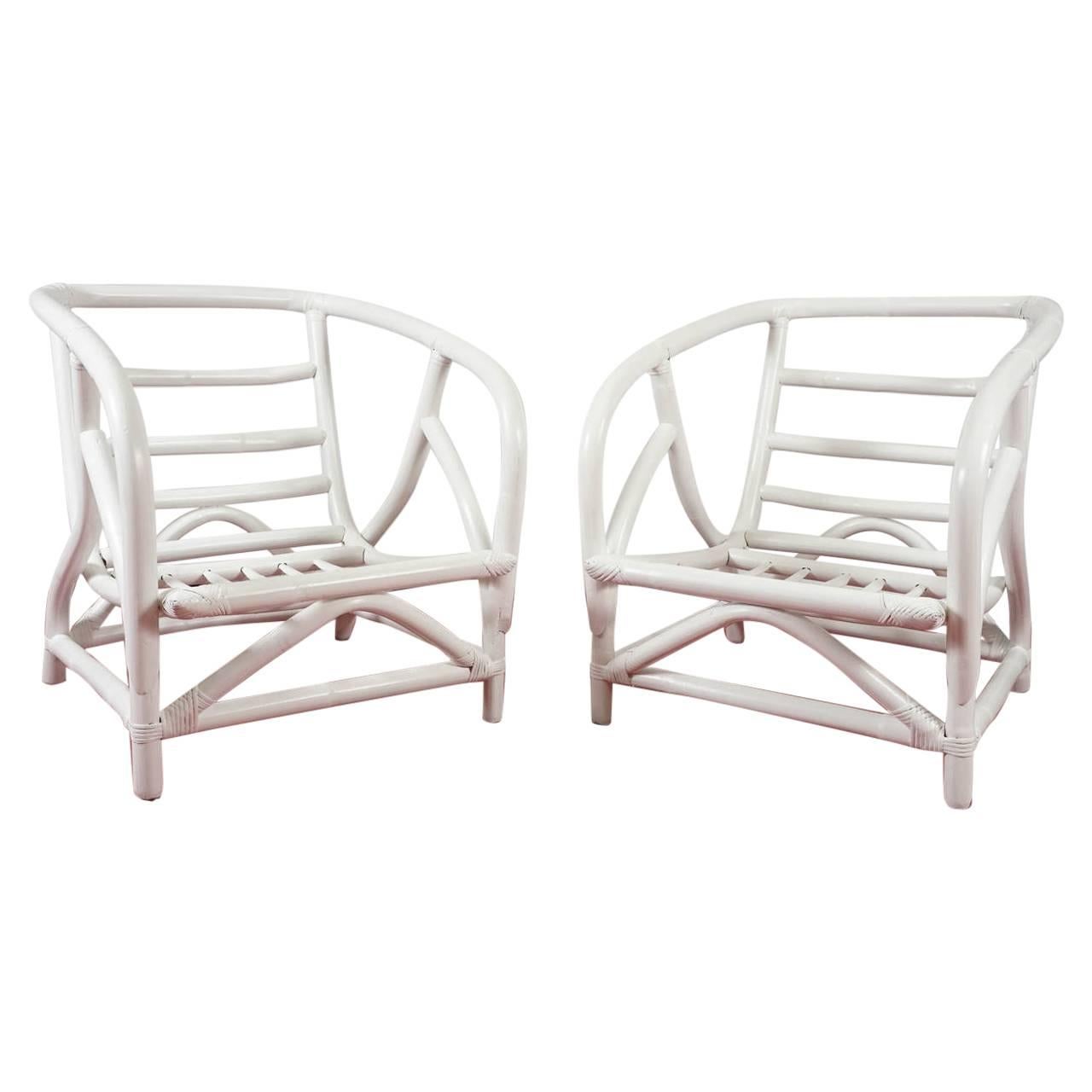 Pair of Bentwood Porch Lounge Chairs
