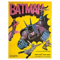 Batman R1970s French Grande Film Movie Poster