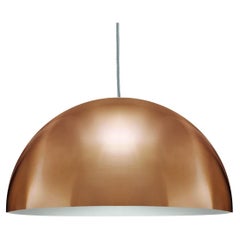 Vico Magistretti Suspension Lamps 'Sonora' Medium Gold by Oluce