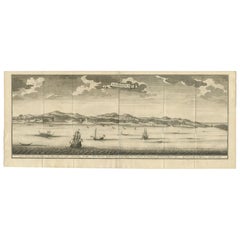 Antique Print of Ambon, Indonesia by Valentijn, 1726