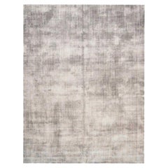 Vintage Collection Soft Gray Silk Rug.