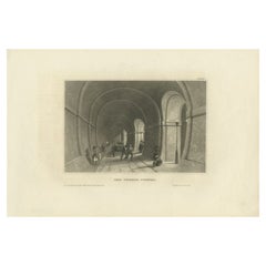 Antique Print of the Thames Tunnel by Meyer, 1839