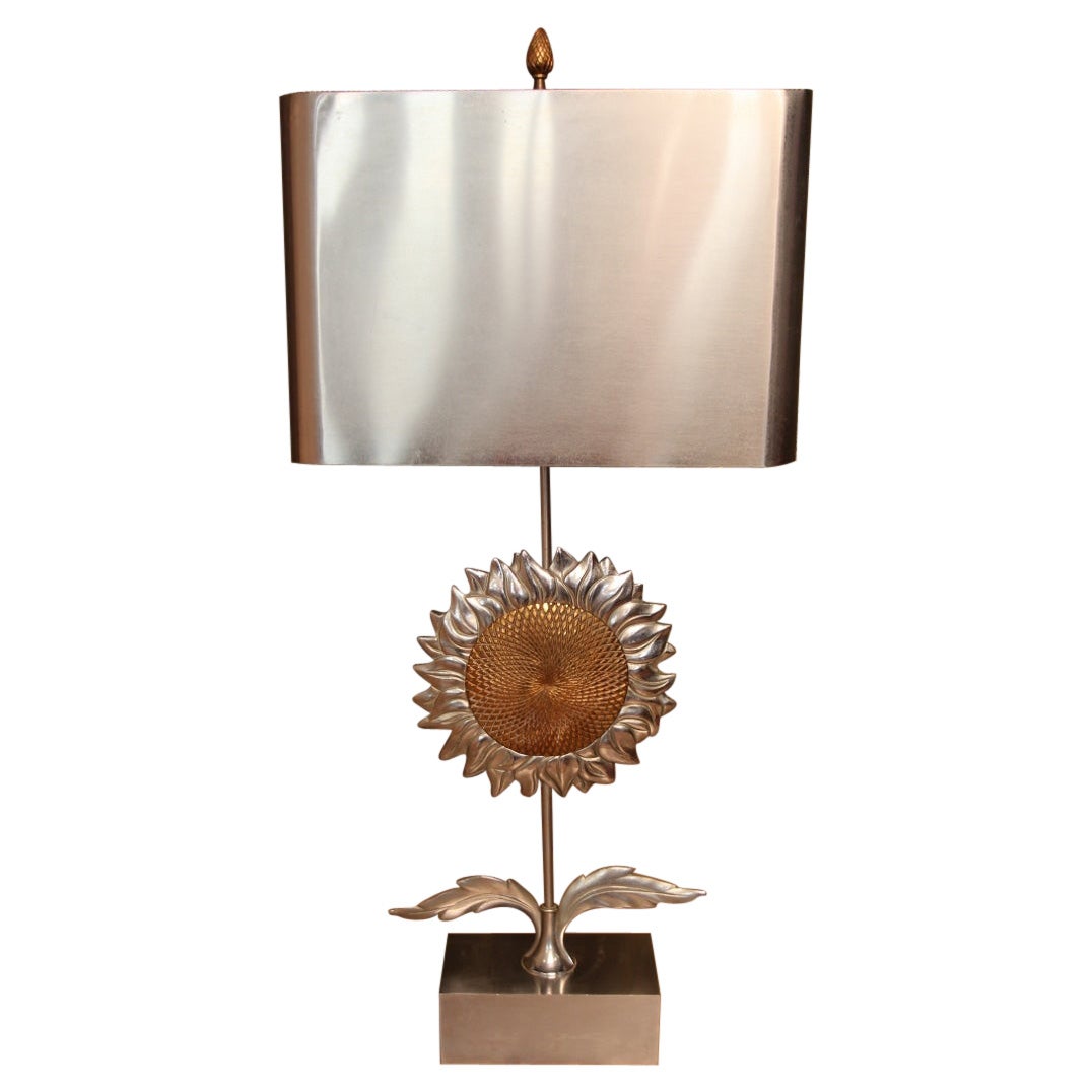 Sunflower Lamp from Maison Charles 70s