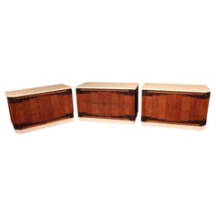 Series of Three Art Deco Store Counters by Jules Cayette