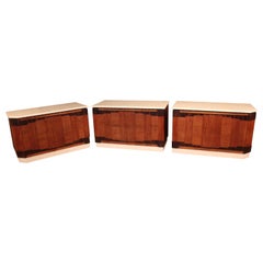 Vintage Series of Three Art Deco Store Counters by Jules Cayette