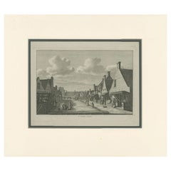 Used Print of the Frisian Village of Arum, C.1790