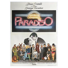 Cinema Paradiso 1989 Italian 2 Foglio Film Movie Poster, Cecchini