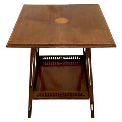 Antique Edwardian Quality Mahogany Inlaid Centre Table 