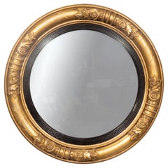 Regency Giltwood Convex Mirror