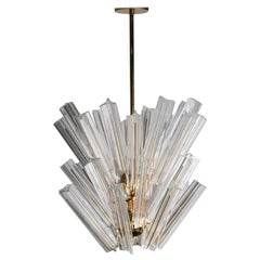 Post Modern Italian Camer Glass Chandelier