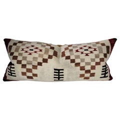 Vintage Large Indian Weaving Pillow Bolster