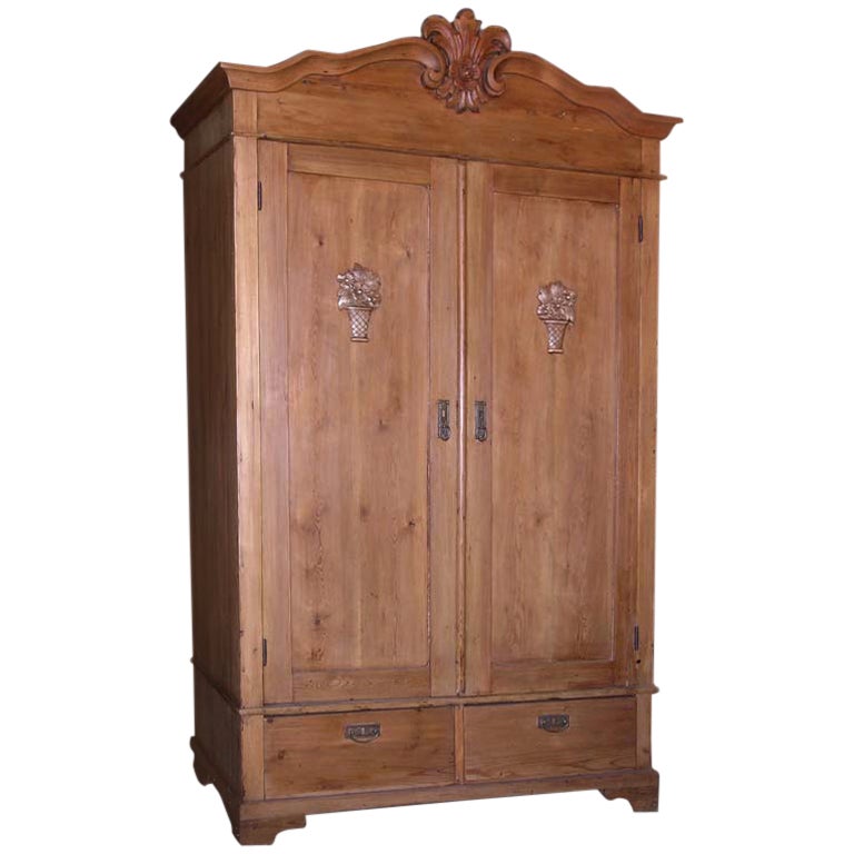 Antique Custom Cedar Lined Freestanding Armoire Closet at 1stDibs