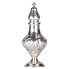 Shaker à sucre ancien en argent sterling