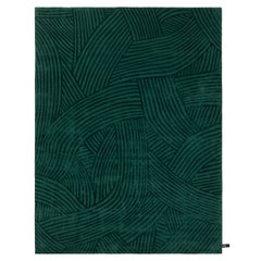 cc-Tapis Rug Inky Dhow Green by Bethan Gray