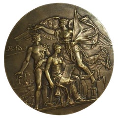 Adolphe Rivet Bronze Medal, circa 1900