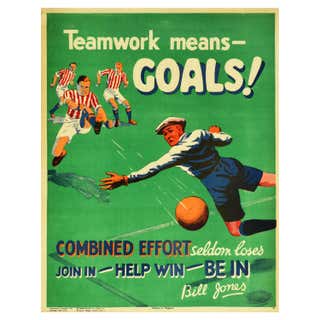 Affiche Poster Coupe du Monde Football Angleterre 1966 42cm x 62cm Affiche Poster Coupe du Monde Football Angleterre 1966 42cm x 62cm