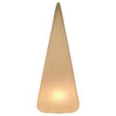 Mid-Century Modern Murano glass pyramid table lamp by Vierti