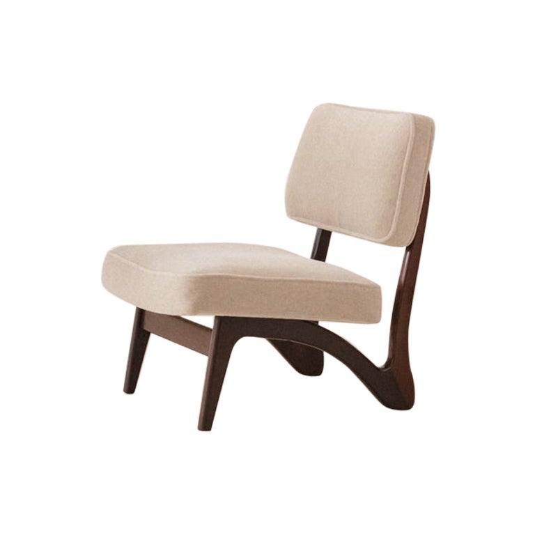 Vintage Imbuia Lounge Chair by Móveis Cimo, 1960s, Brazilian Midcentury