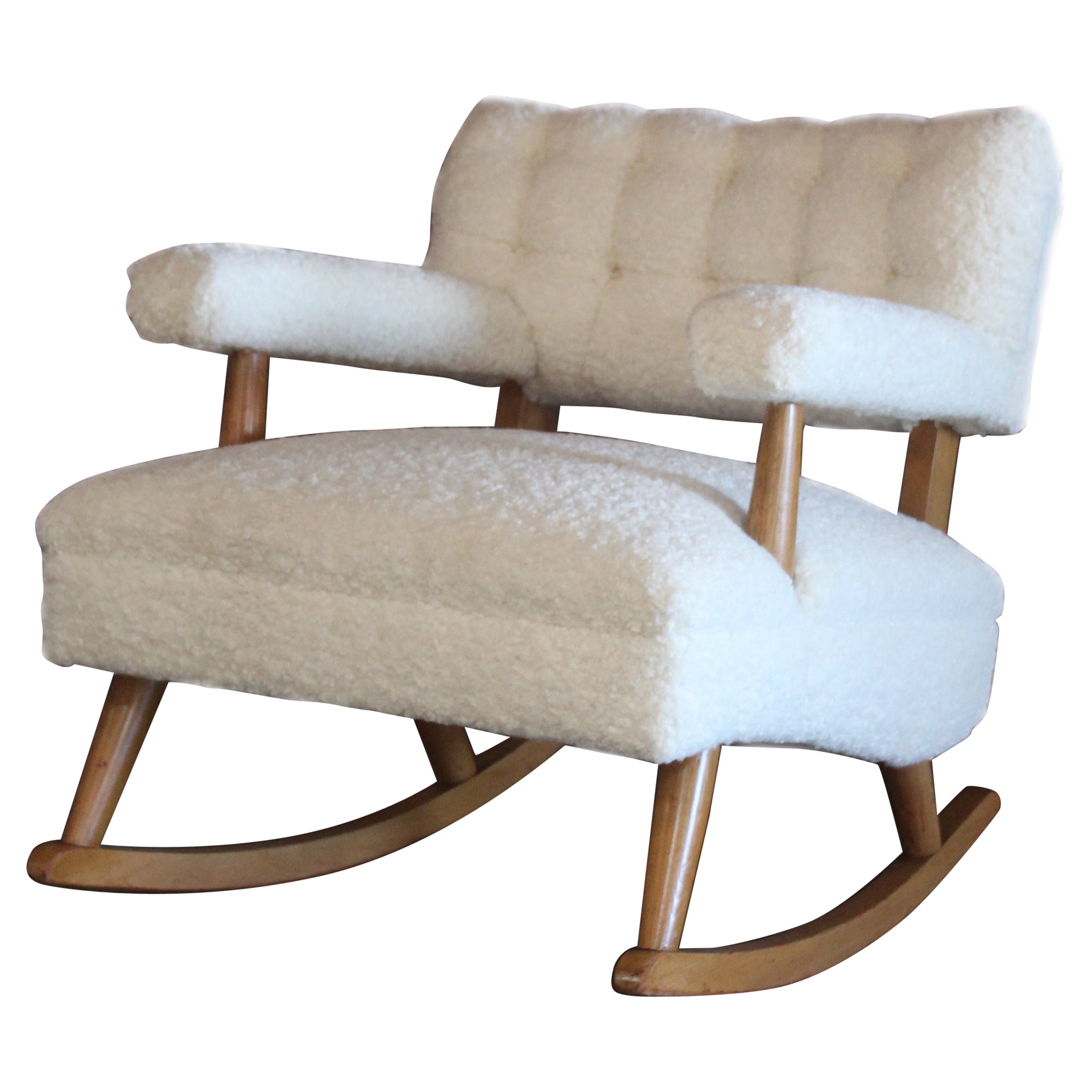 Mid-Century Rocking Chair Attributed to Billy Haines, 1950s