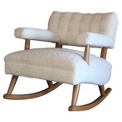 Vintage Mid-Century Rocking Chair Attributed to Billy Haines, 1950s