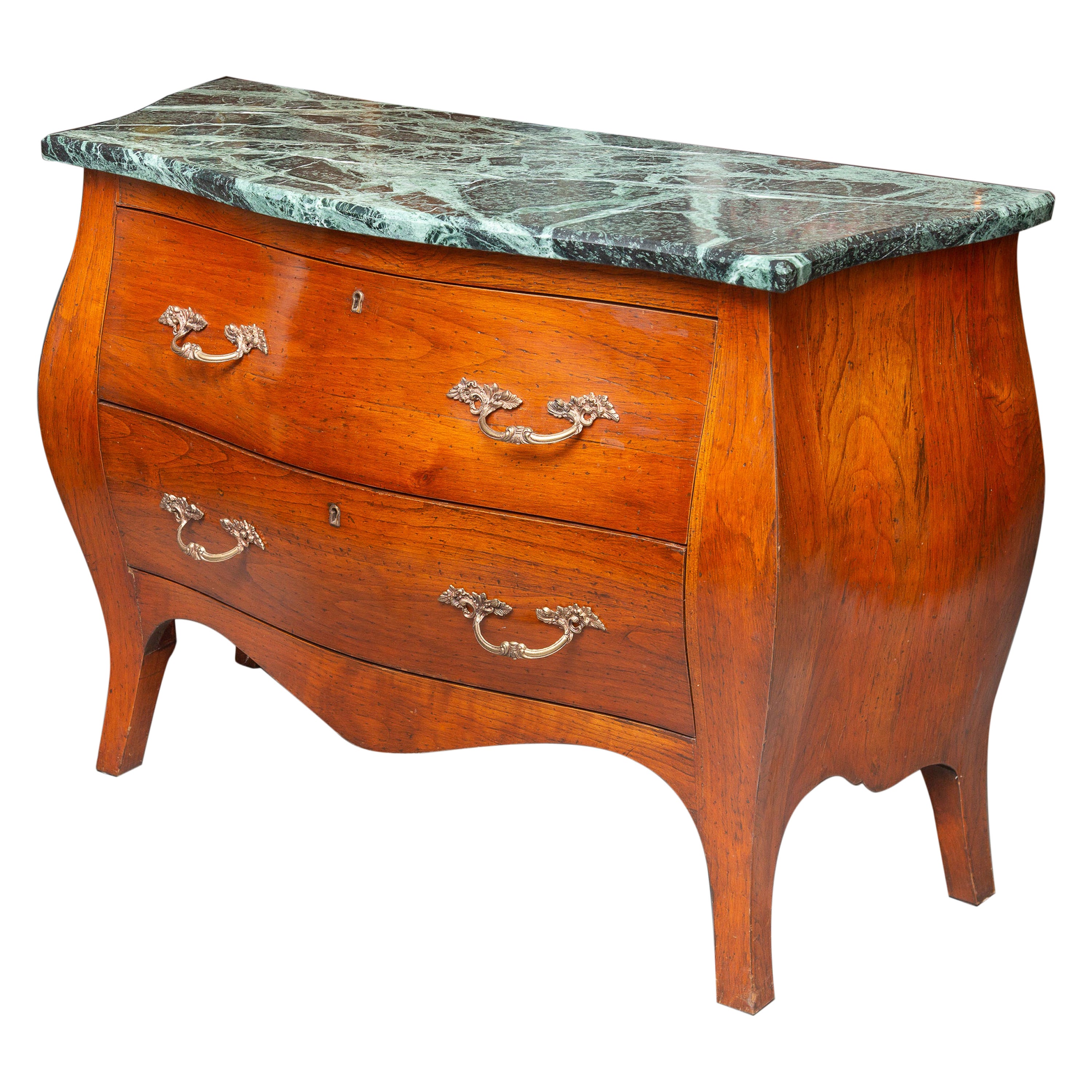 French Commode with Marble Top For Sale